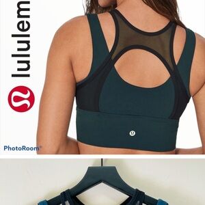 RARE! Lululemon Double Tap Bra II Submarine/Black